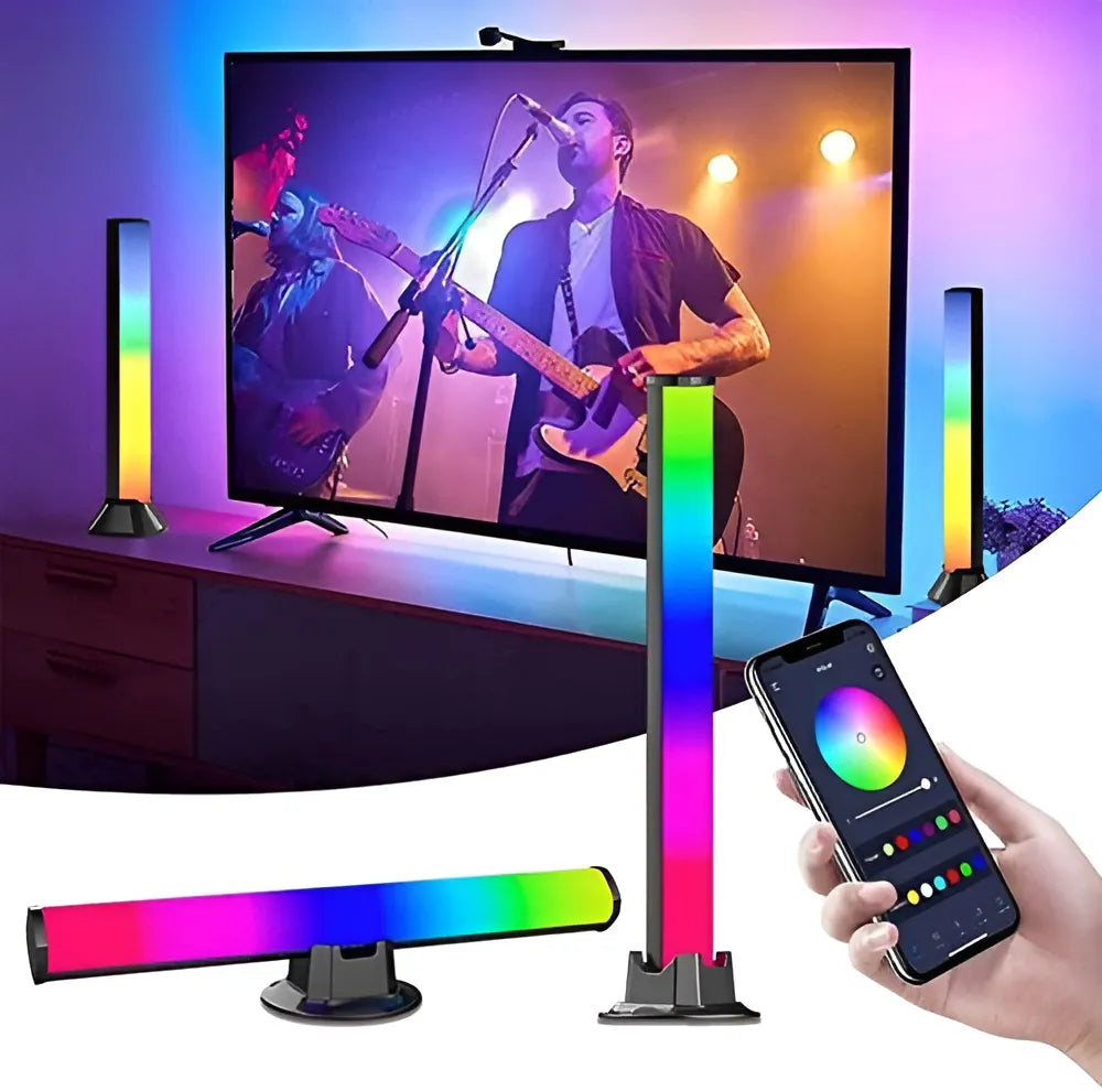 Barra de Luces LED RGB Inteligente con Control por App - Paquete de 2 Pz