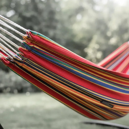 Hamaca Portátil Colgante con Soporte de Acero para Jardín y Relax
