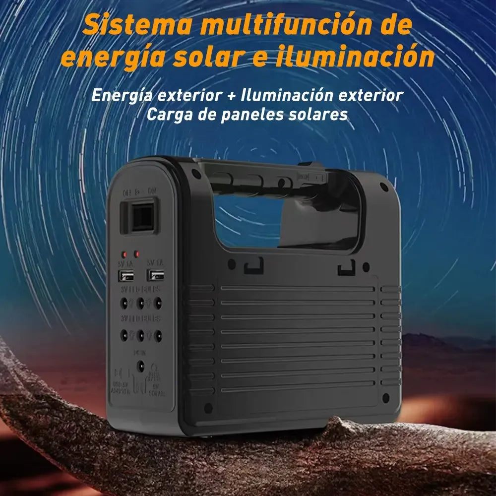 High-Power Rechargeable Solar Camping Lantern with Battery for Emergencies
