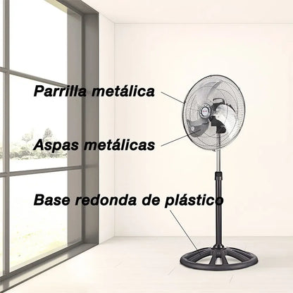Mytek 3392 Pedestal Fan - 3 Speeds and Adjustable Oscillation