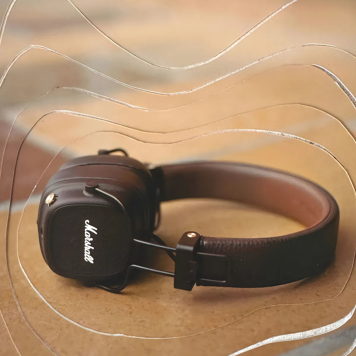 Auriculares Inalámbricos Bluetooth Color Café con Sonido Premium - Metacompras