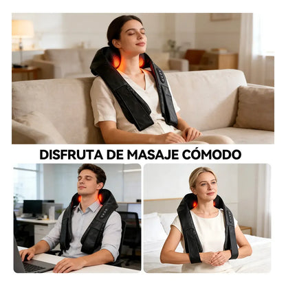 Shiatsu Massager with Heat for Neck and Back Pain Relief