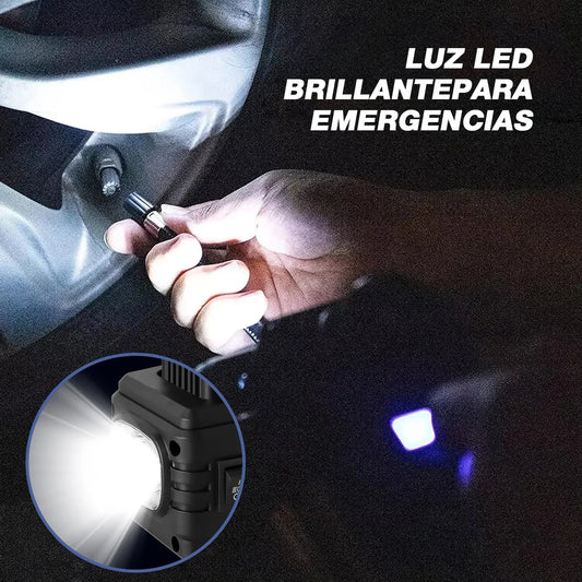 Compresor Inflador de Alta Potencia para Auto y Moto - Bomba Eficiente