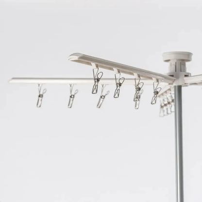 Tendedero Plegable Telescópico para Secado Eficiente de Prendas