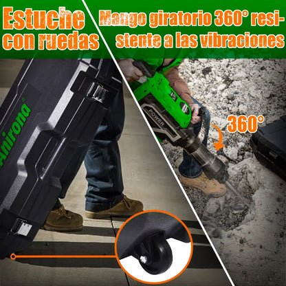 Demoledor Rompedor De Concreto Uso Rudo 2300w - Potente y Duradero