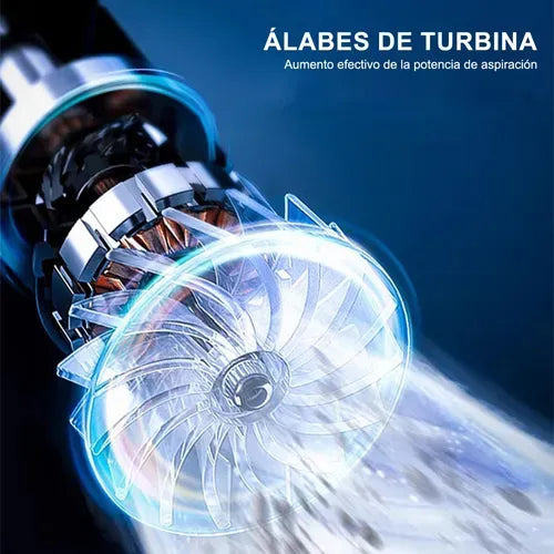 Aspiradora de mano inalámbrica 4500PA y bomba de aire eléctrica portátil - Metacompras