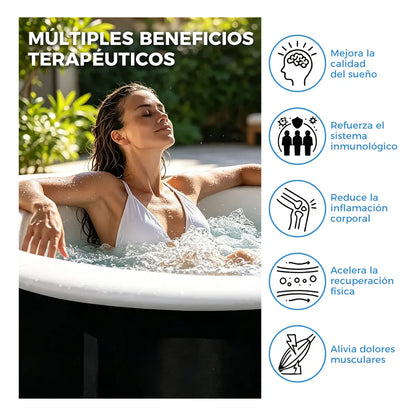 150L Portable Folding Bathtub for Home Spa - Durable Design