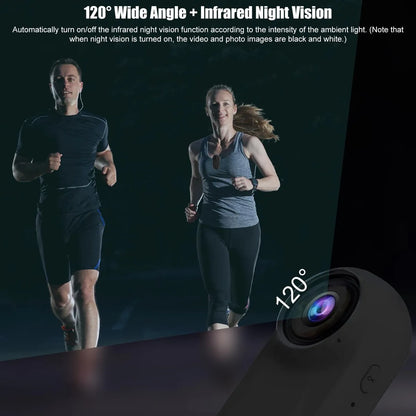 Cámara Deportiva Mini MD10 1080p con Visión Nocturna Negra - Metacompras