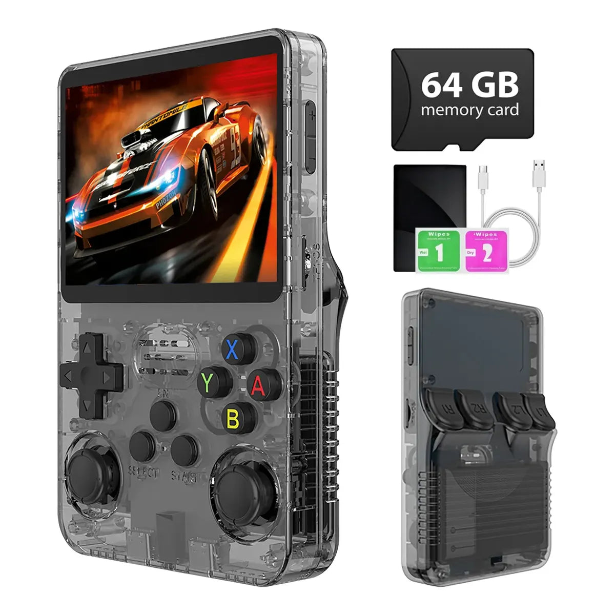 Mini Consola Portátil de Juegos con Pantalla HD y Doble Joystick 3D