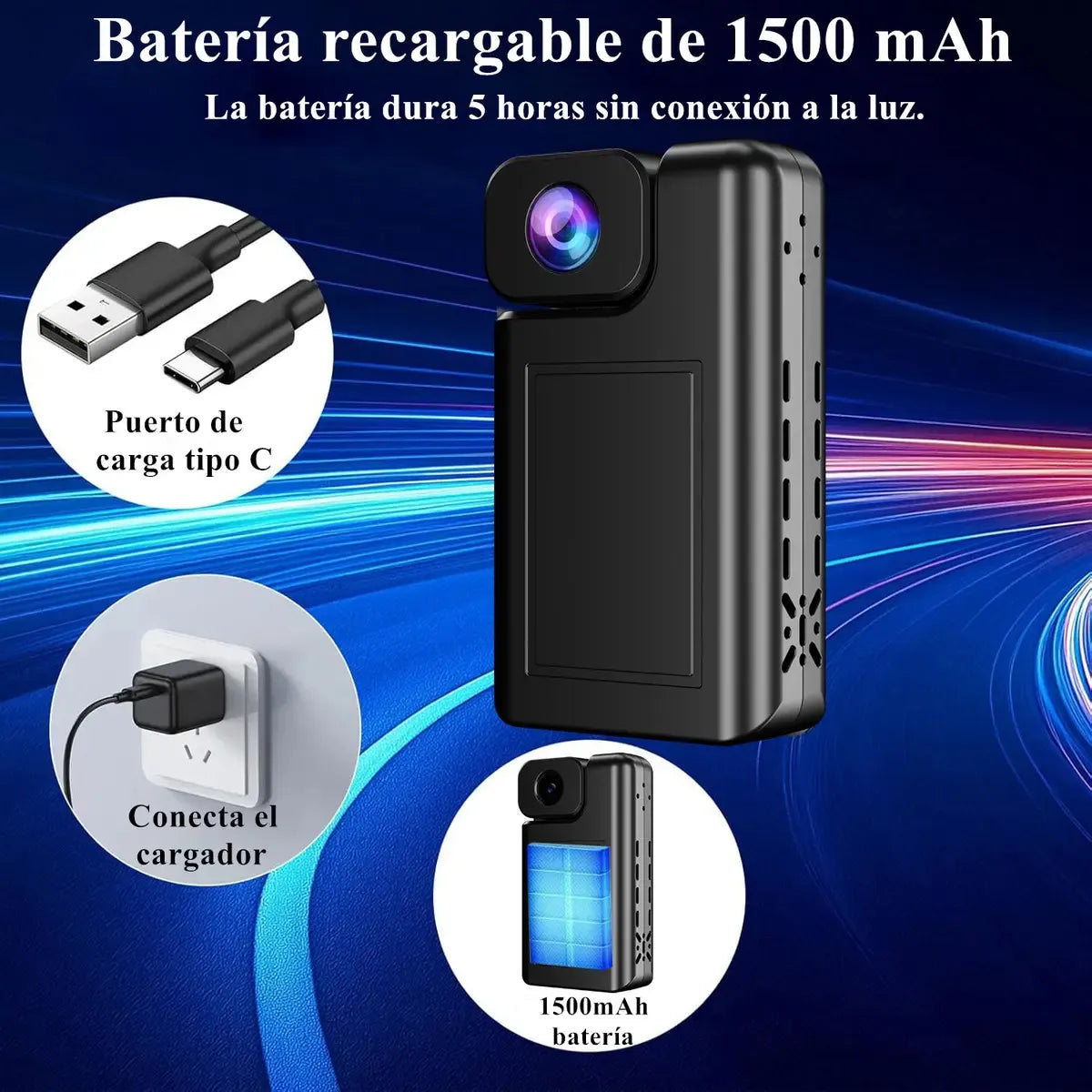 Mini WiFi HD Spy Camera with Night Vision and Motion Detection