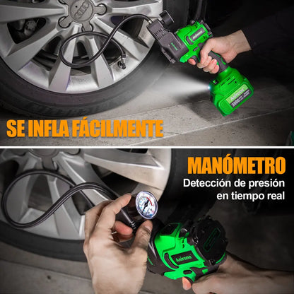 Taladro Inalámbrico 4 en 1 con Llave de Impacto y Batería Incluida - Metacompras