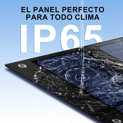 10W Foldable Solar Panel - Fast Charging with 2 USB Ports for Mobile Phones