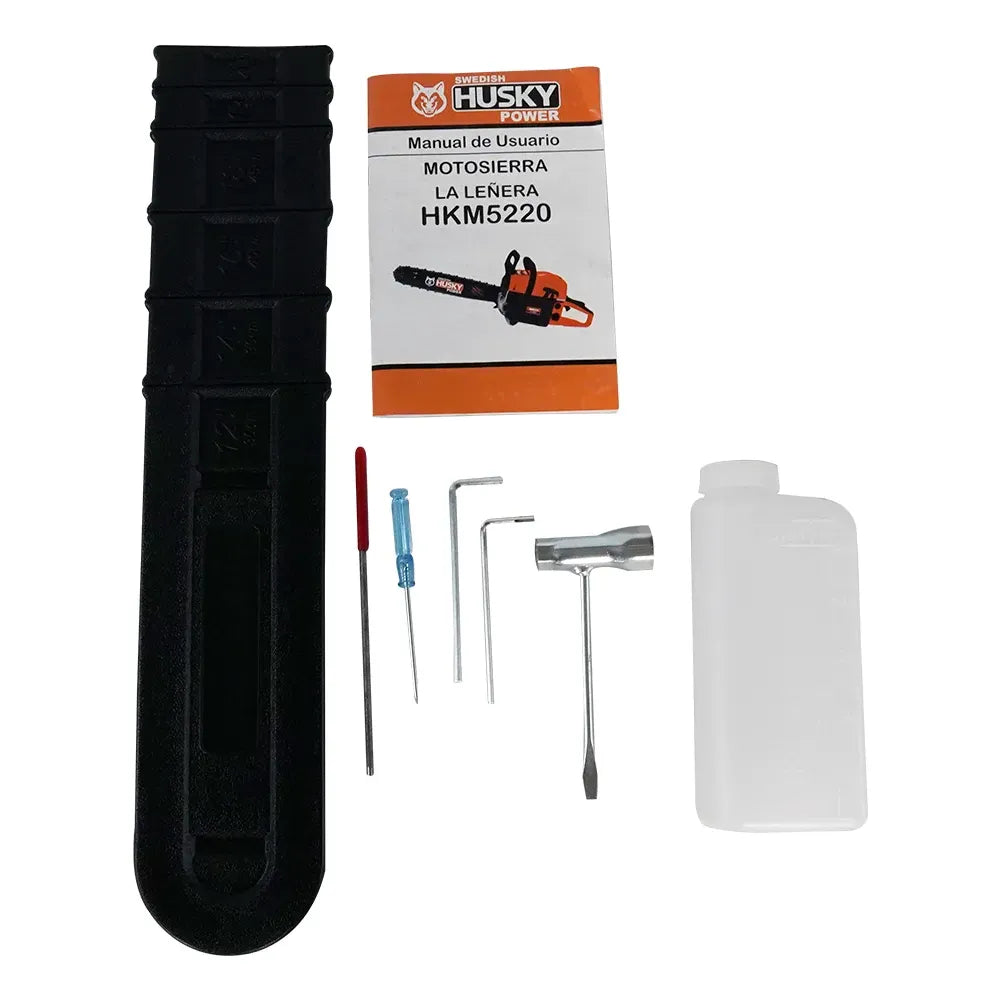 Motosierra de Gasolina 52cc 2.5hp para Poda y Tala Eficiente
