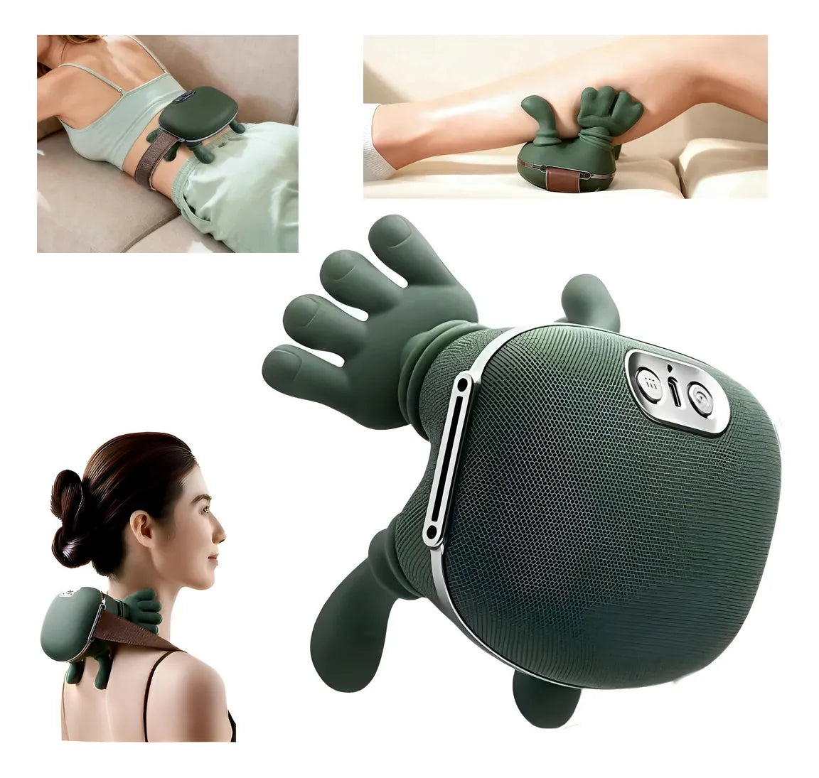 Almohada Eléctrica de Acupresión para Relajación de Hombros - Metacompras