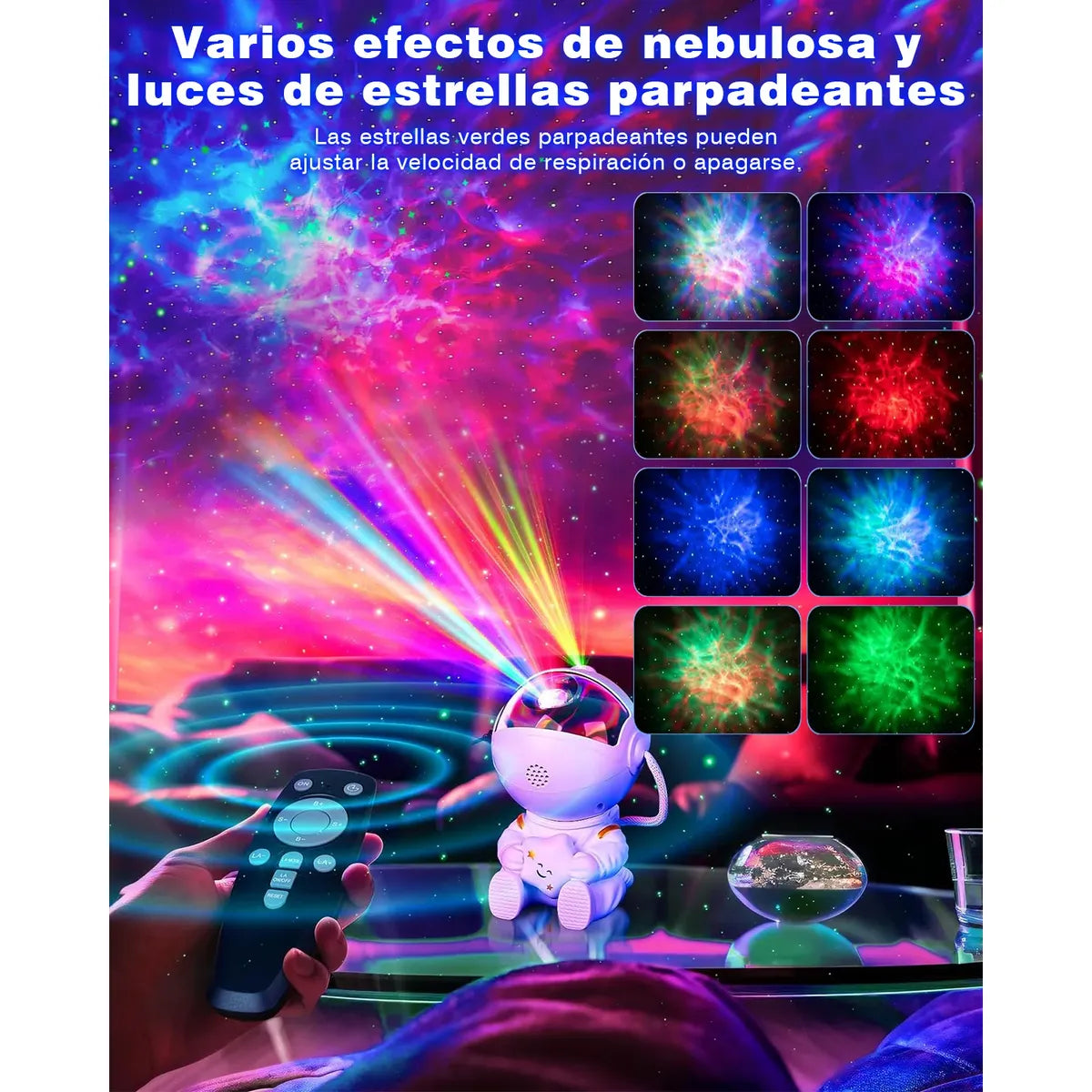 Star and Nebula Projector for a Relaxing Ambiance