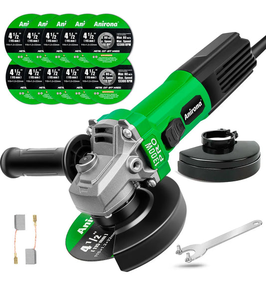 Esmeriladora Angular 1300W Industrial para Corte y Pulido Eficiente