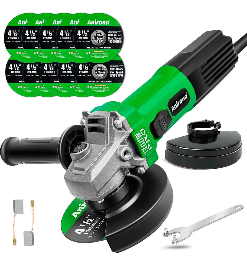 Esmeriladora Angular 1300W Industrial para Corte y Pulido Eficiente - Metacompras