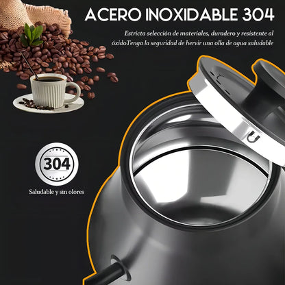 Tetera Eléctrica Negra 900ml con Control de Temperatura Ajustable - Metacompras