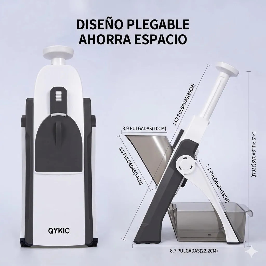 Rallador Manual de Verduras y Frutas - Cortador y Picador Multifuncional