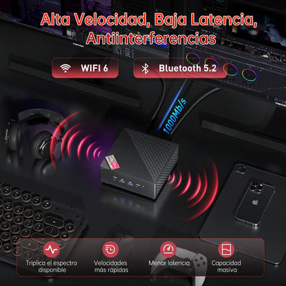 Mini Gaming PC AMD R7 7730U 32GB RAM 1TB SSD - Rendimiento Superior