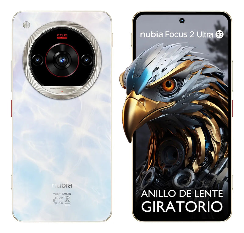 Celular SmartPhone 5G Ultra con 256GB y 8GB RAM, Blanco - Rendimiento Superior