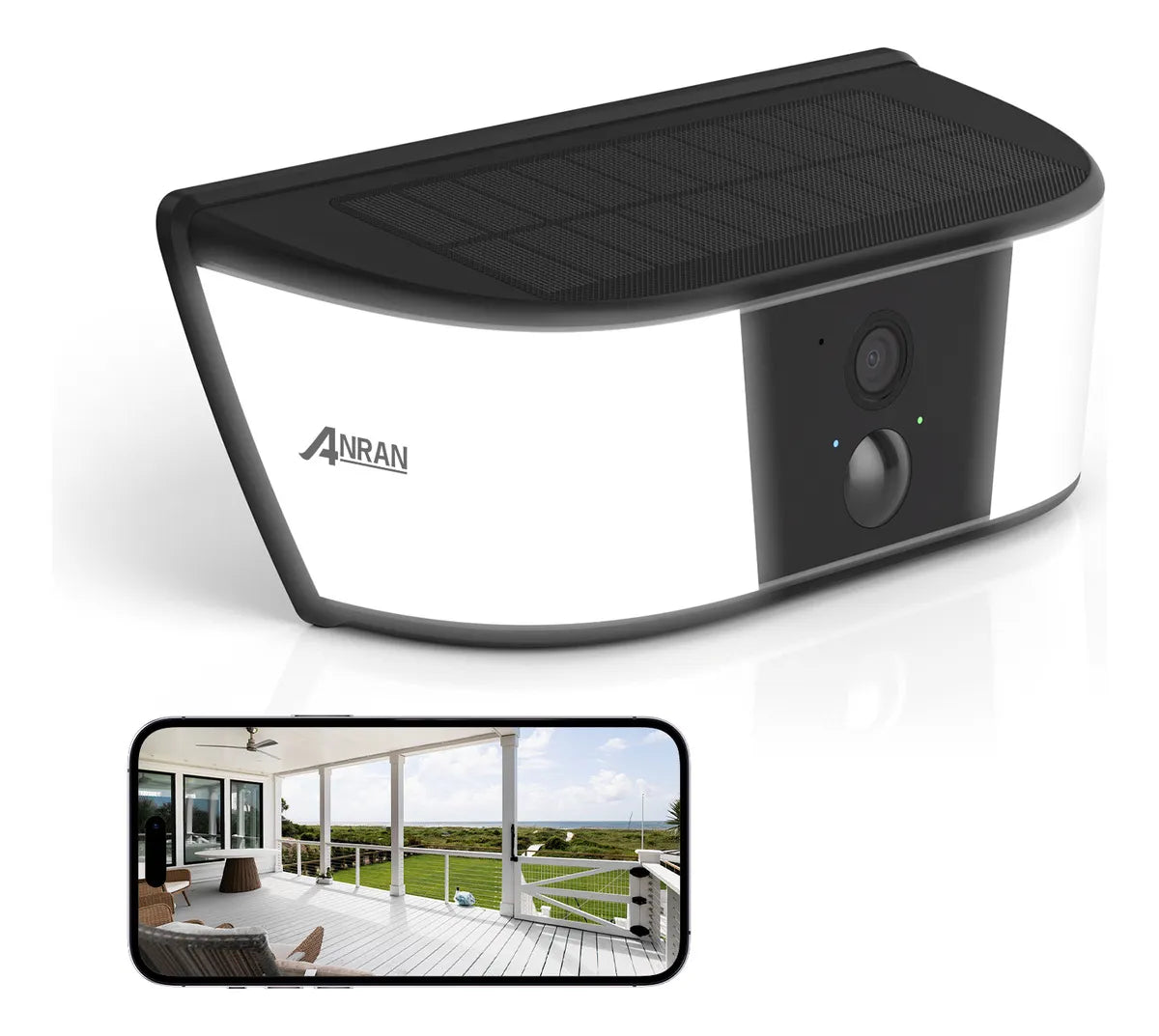 Cámara de Seguridad Solar Wifi Inalámbrica para Exteriores con Alarma y Audio