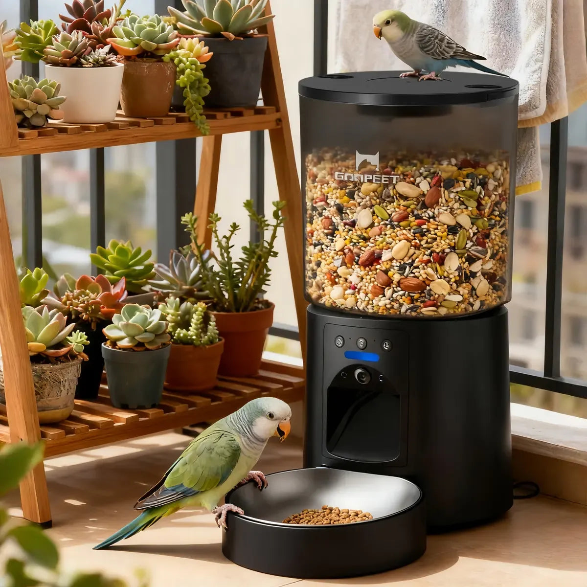 Alimentador Automático Inteligente 4L con Cámara HD y Control Wifi