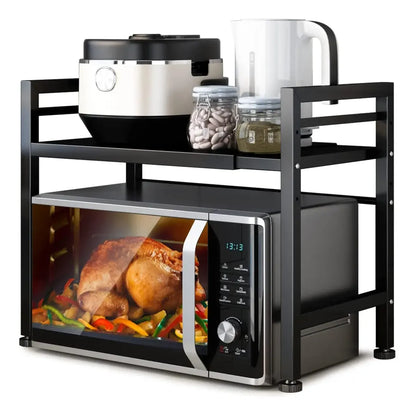 Estante Extensible de 2 Niveles para Organizar tu Cocina