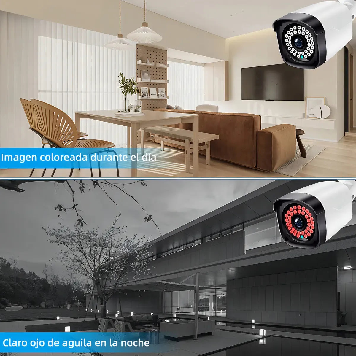 Kit de Cámaras de Seguridad 2MP con Visión Nocturna y Almacenamiento 500GB
