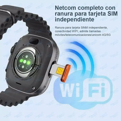 Smartwatch Android Ultra 2025 con Cámara y Conectividad 4G