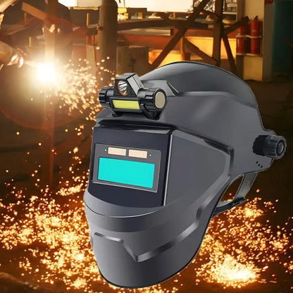 Careta de Soldar Industrial con Oscurecimiento Automático - Kit Completo - Metacompras