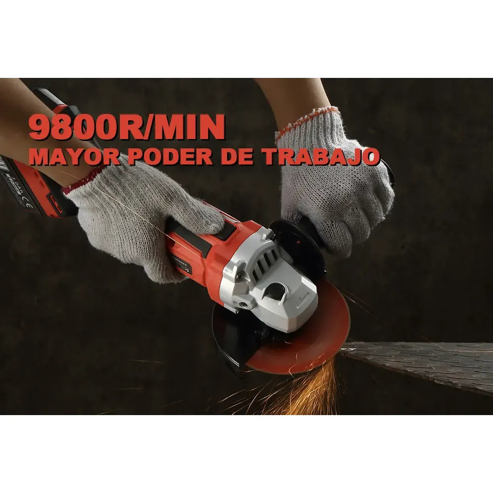 20V 4Ah 5-inch Cordless Angle Grinder for Heavy Duty Work