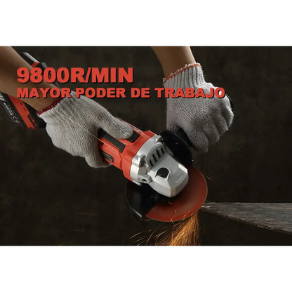 20V 4Ah 5-inch Cordless Angle Grinder for Heavy Duty Work