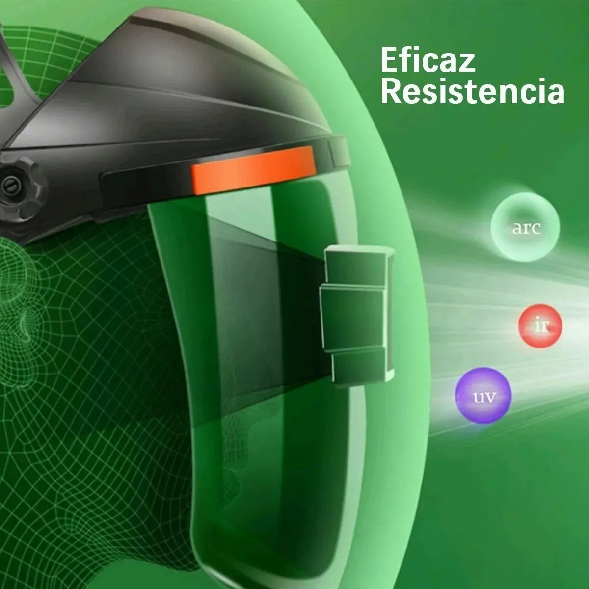 Careta Para Soldar con Oscurecimiento Automático y Pantalla Ajustable - Metacompras