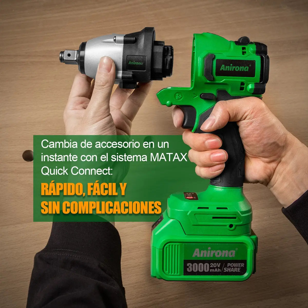 Taladro Inalámbrico 4 en 1 con Llave de Impacto y Batería Incluida - Metacompras