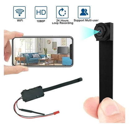 Mini Cámara Espía Wifi 1080p con Visión Nocturna y Sensor de Movimiento