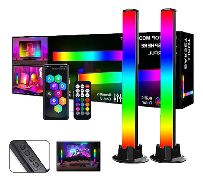 Tira LED RGB Inteligente para Cuarto Neon - Paquete de 2 Piezas 32cm
