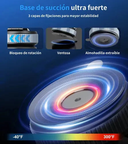 Soporte Magnético Ajustable 360° para Teléfono Celular en Coche