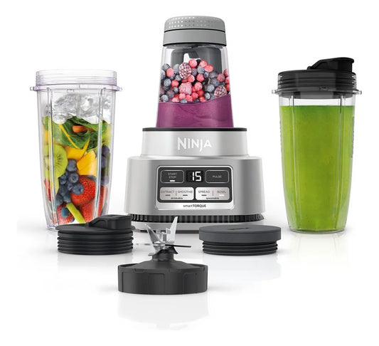 Licuadora Foodi con Auto-iQ - Color Plateado y Potente Rendimiento