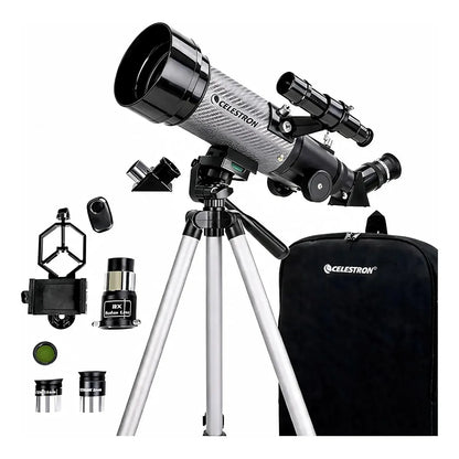 Telescopio Portátil Refractor 70mm con Accesorios Incluidos