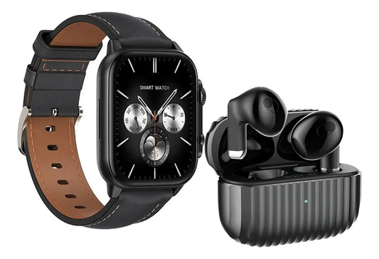 Smartwatch S5 Pro con Audífonos Premium Negro - Kit Completo Inteligente - Metacompras