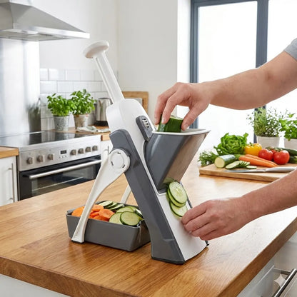 Rallador Manual de Verduras y Frutas - Cortador y Picador Multifuncional