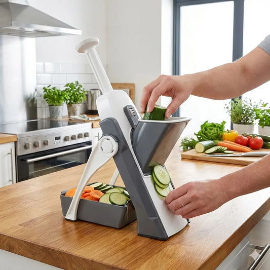 Rallador Manual de Verduras y Frutas - Cortador y Picador Multifuncional