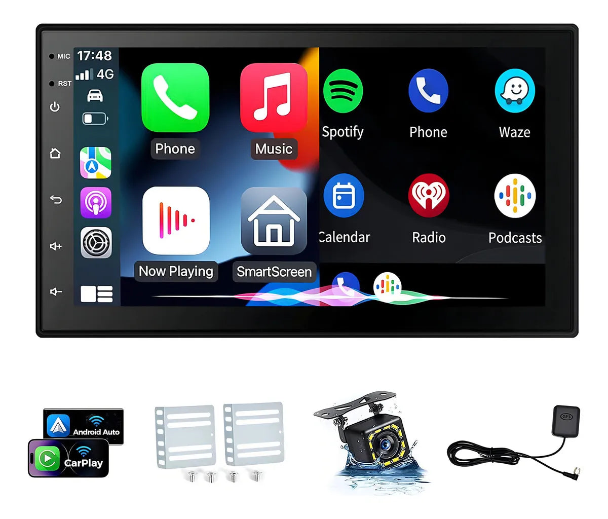 Coche Estéreo 2 Din 7" Android 13 con GPS y Wifi - Paquete Especial