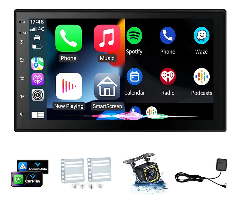 Coche Estéreo 2 Din 7" Android 13 con GPS y Wifi - Paquete Especial - Metacompras