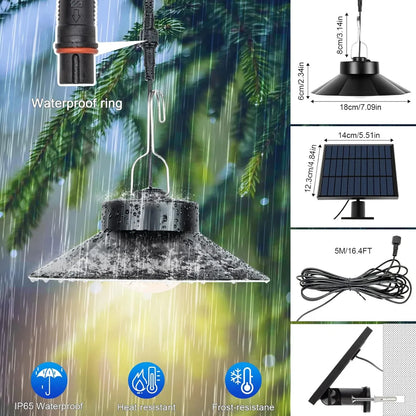Lámpara Colgante Solar con Sensor de Movimiento para Exterior - Metacompras