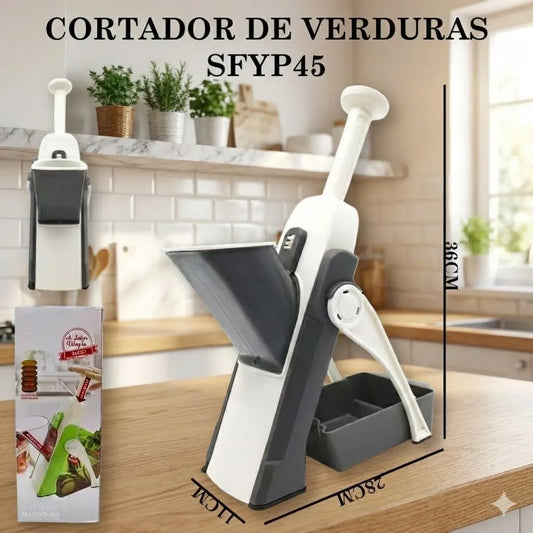 Rallador Manual de Verduras y Frutas - Cortador y Picador Multifuncional