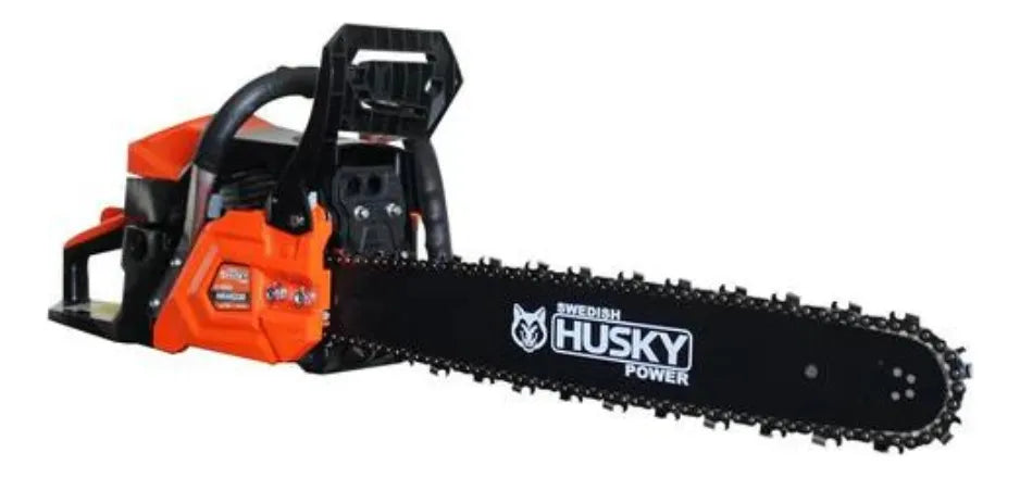 Motosierra de Gasolina 52cc 2.5hp con Espada de 20p Color Naranja