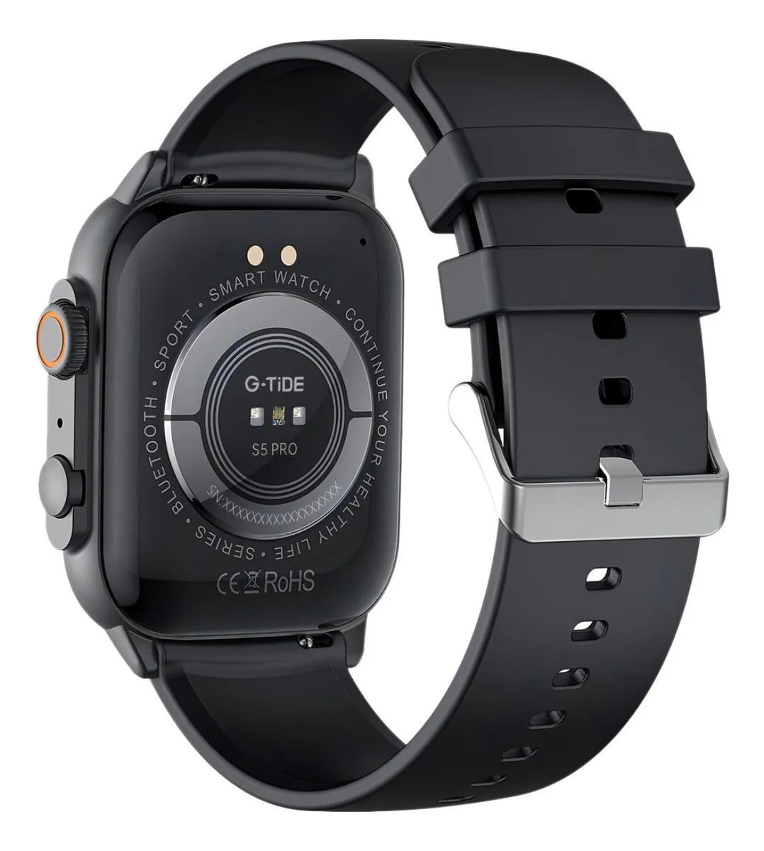 Smartwatch S5 Pro con Audífonos Premium Negro - Kit Completo Inteligente - Metacompras