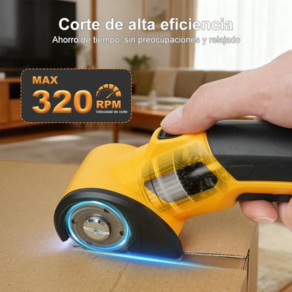 Tijera Eléctrica Inalámbrica para Cortar Tela y Cartón con Precisión